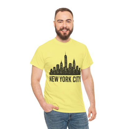 New York City Skyline T-Shirt — NYC Skyline Silhouette Tee