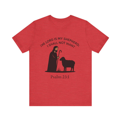 Christian Tee - Jesus Shepard and Black Sheep Design