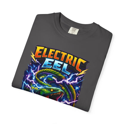 Electric Eel Graphic T-Shirt — Neon Lightning Ocean Tee