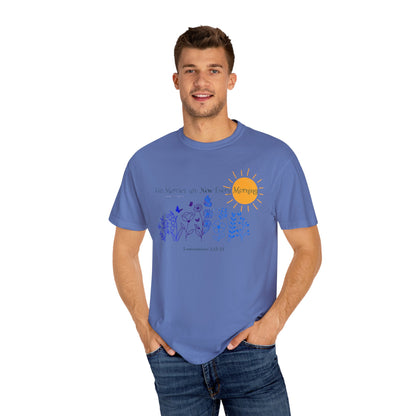 His Mercies Are New Every Morning Unisex Garment-Dyed T-shirt