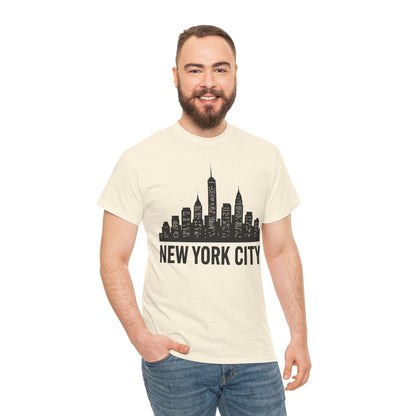 New York City Skyline T-Shirt — NYC Skyline Silhouette Tee