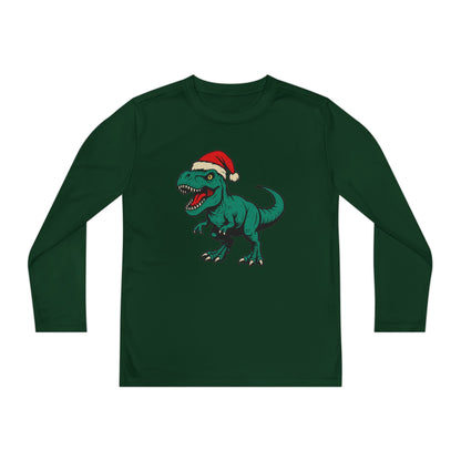 Long Sleeve Dinosaur Holiday Tee