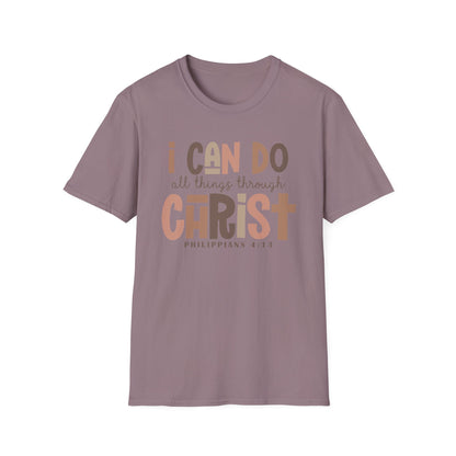 Faithful Unisex Tee with Inspirational Text - Earthtone Colors