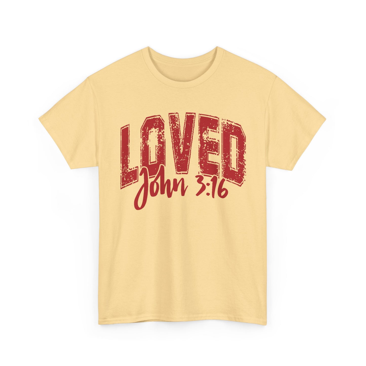 Loved T-Shirt with John 3:16 Scripture Reference
