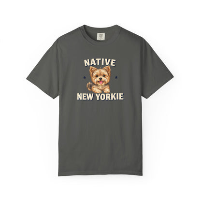 Native New Yorkie T-Shirt — Yorkie Mom/Dad NYC Dog Lover Tee