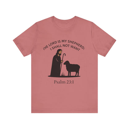 Christian Tee - Jesus Shepard and Black Sheep Design