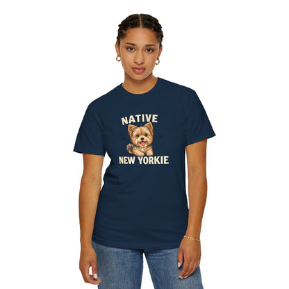 Native New Yorkie T-Shirt — Yorkie Mom/Dad NYC Dog Lover Tee
