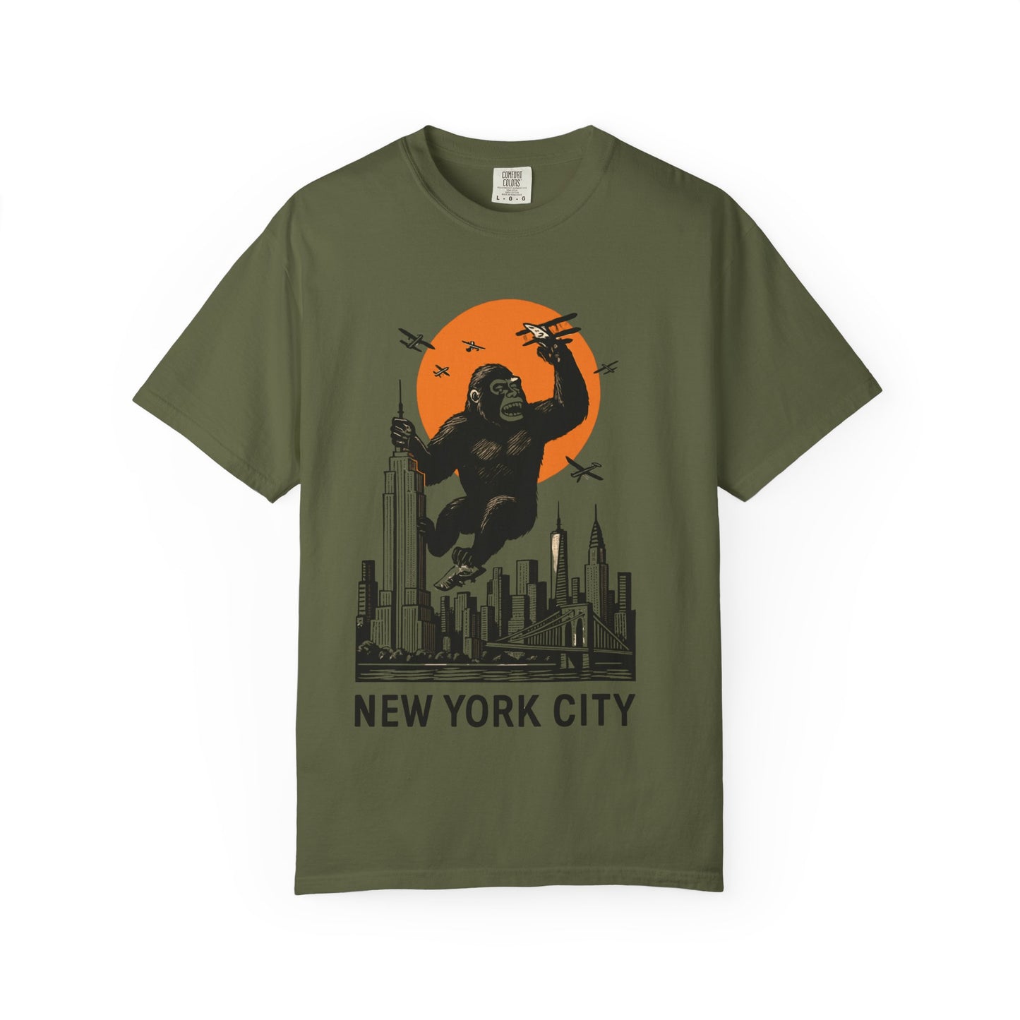 New York King Kong Skyline T-Shirt