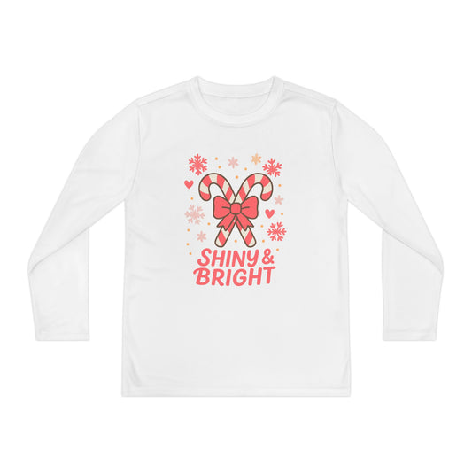 Long Sleeve Tee - Shiny & Bright Snowflake Design