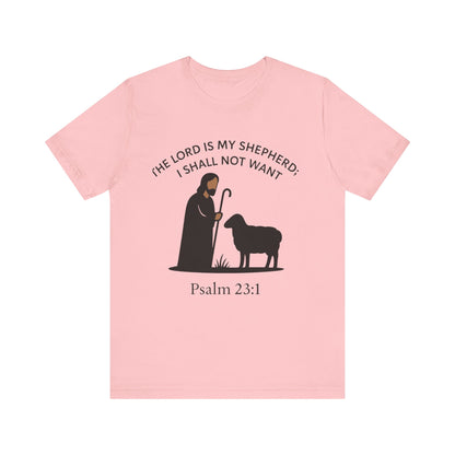 Christian Tee - Jesus Shepard and Black Sheep Design