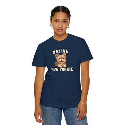 Native New Yorkie T-Shirt — Yorkie Mom/Dad NYC Dog Lover Tee