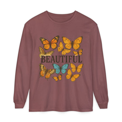 Beautiful Butterfly Long Sleeve T-Shirt, Eco-Friendly Cotton Tee, Casual Wear, Spring Fashion, Gift for Nature Lovers, Comfortable [...]