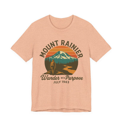 Adventure Tee - Wander with Purpose Retro Hiker