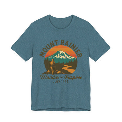 Adventure Tee - Wander with Purpose Retro Hiker