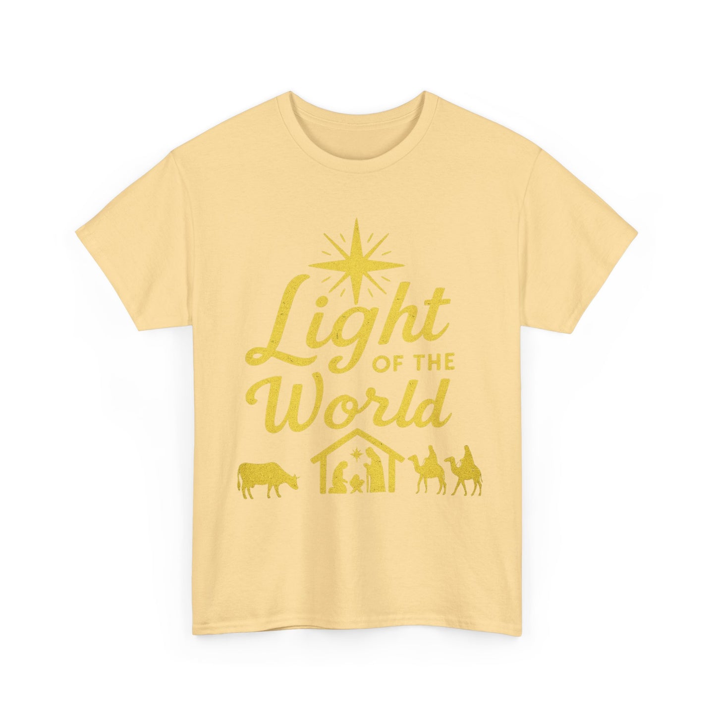 Christmas Nativity Unisex Tee - LIGHT OF THE WORLD