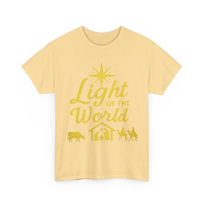 Christmas Nativity Unisex Tee - LIGHT OF THE WORLD