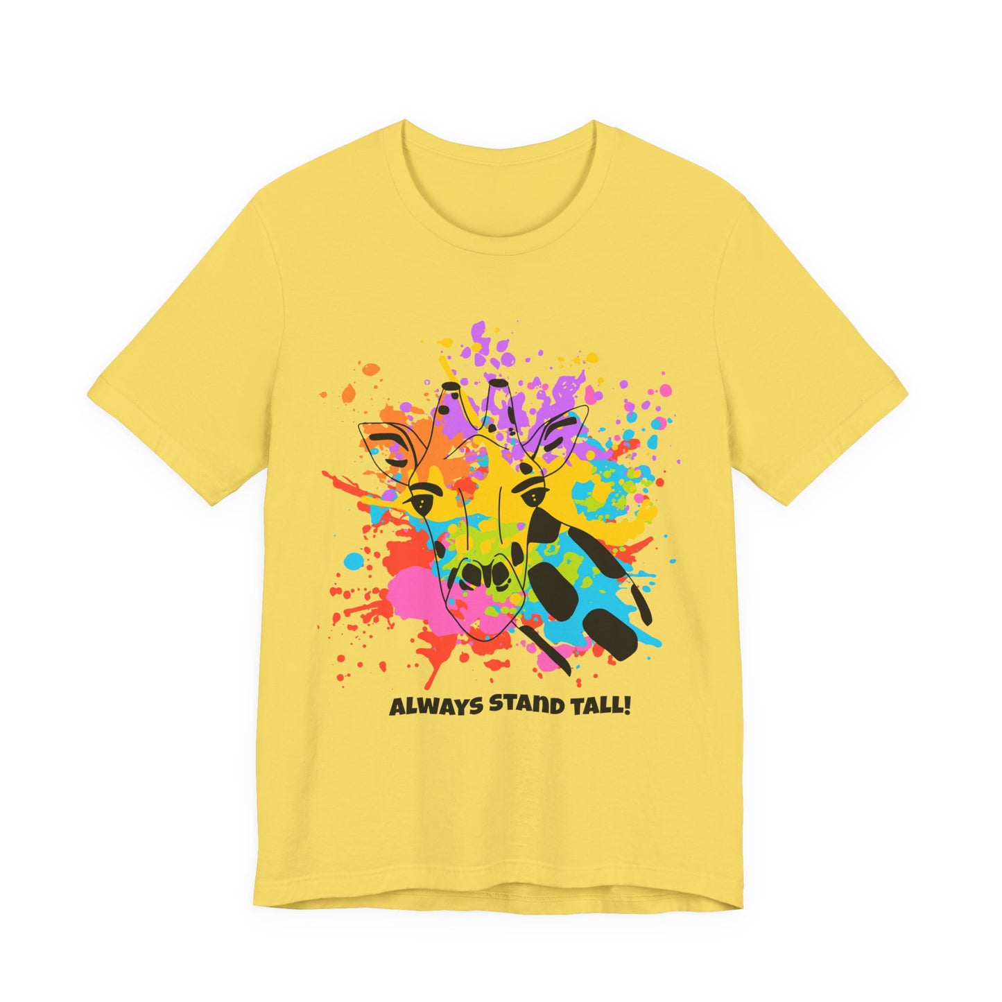 Watersplash Giraffe Tee - Stand Tall