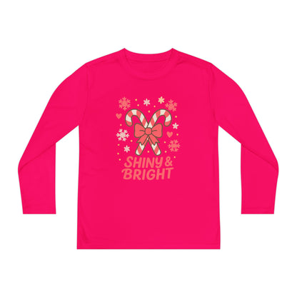 Long Sleeve Tee - Shiny & Bright Snowflake Design