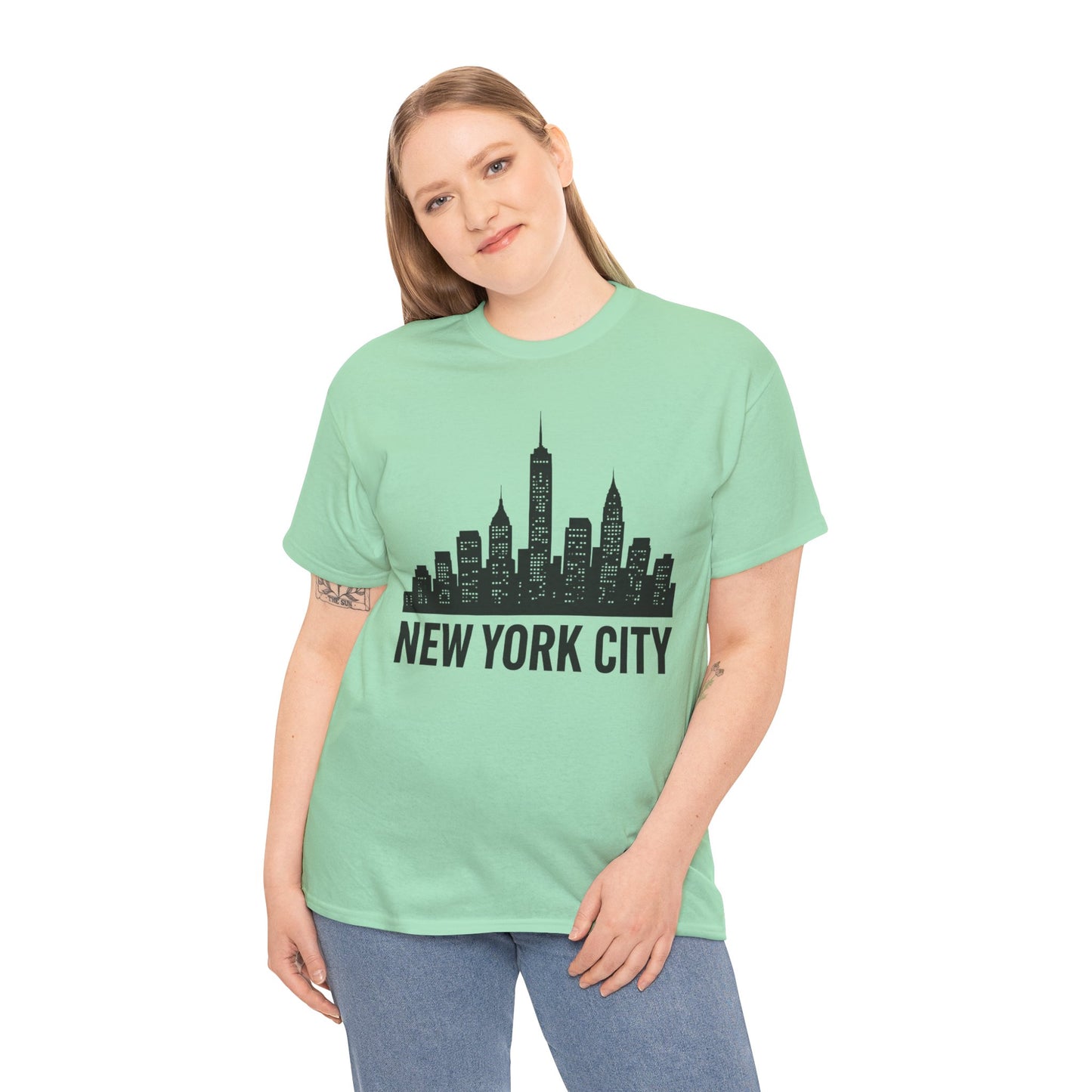 New York City Skyline T-Shirt — NYC Skyline Silhouette Tee