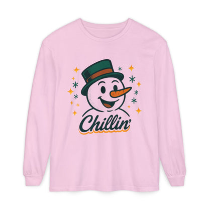 Unisex Garment-dyed Long Sleeve T-Shirt