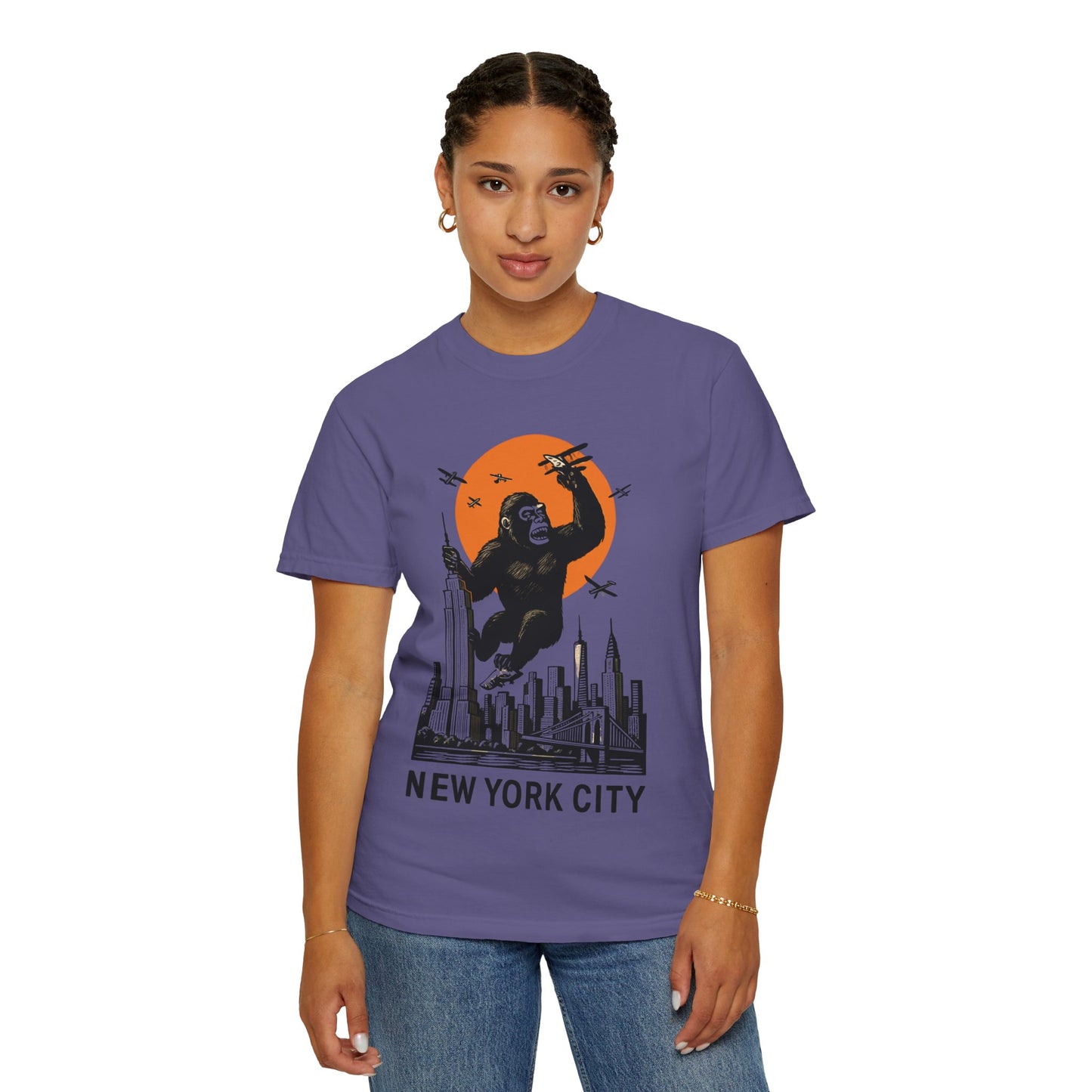 New York King Kong Skyline T-Shirt