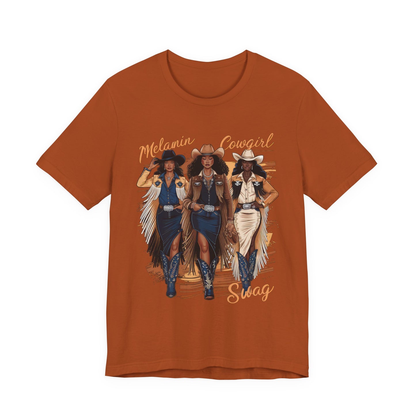 3 Melanated Cowgirls Tee