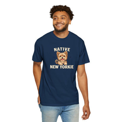 Native New Yorkie T-Shirt — Yorkie Mom/Dad NYC Dog Lover Tee