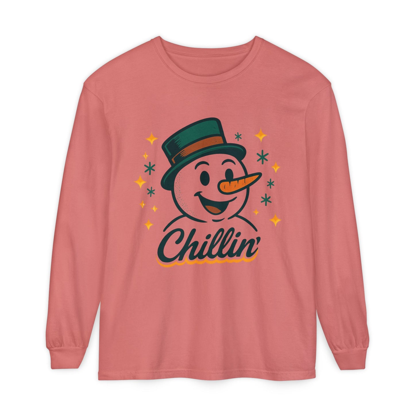 Unisex Garment-dyed Long Sleeve T-Shirt