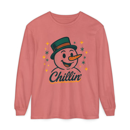 Unisex Garment-dyed Long Sleeve T-Shirt