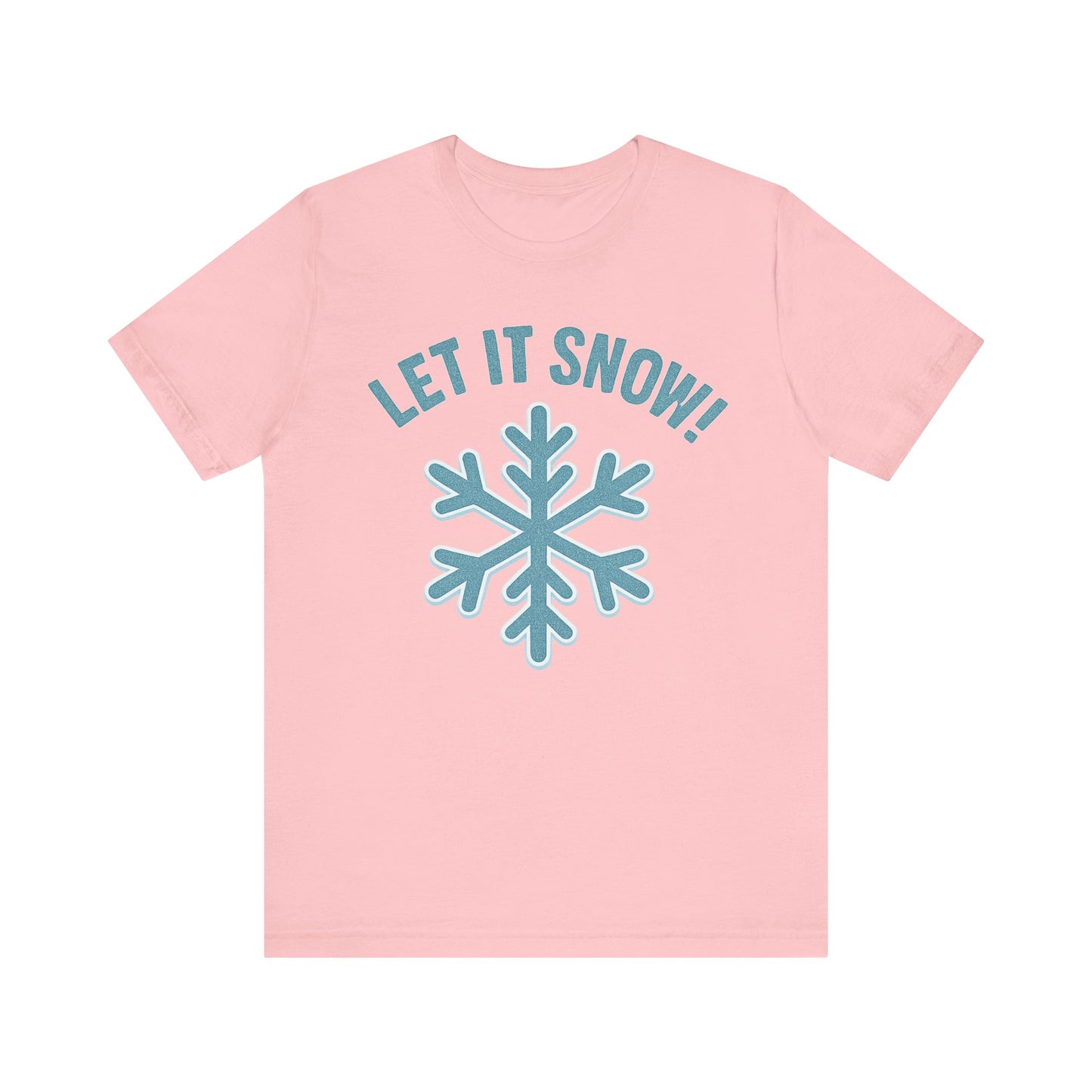 Winter Fun Unisex Tee, Let It Snow Graphic Shirt, Cozy Winter Wear, Holiday Gift, Snow Lover T-Shirt