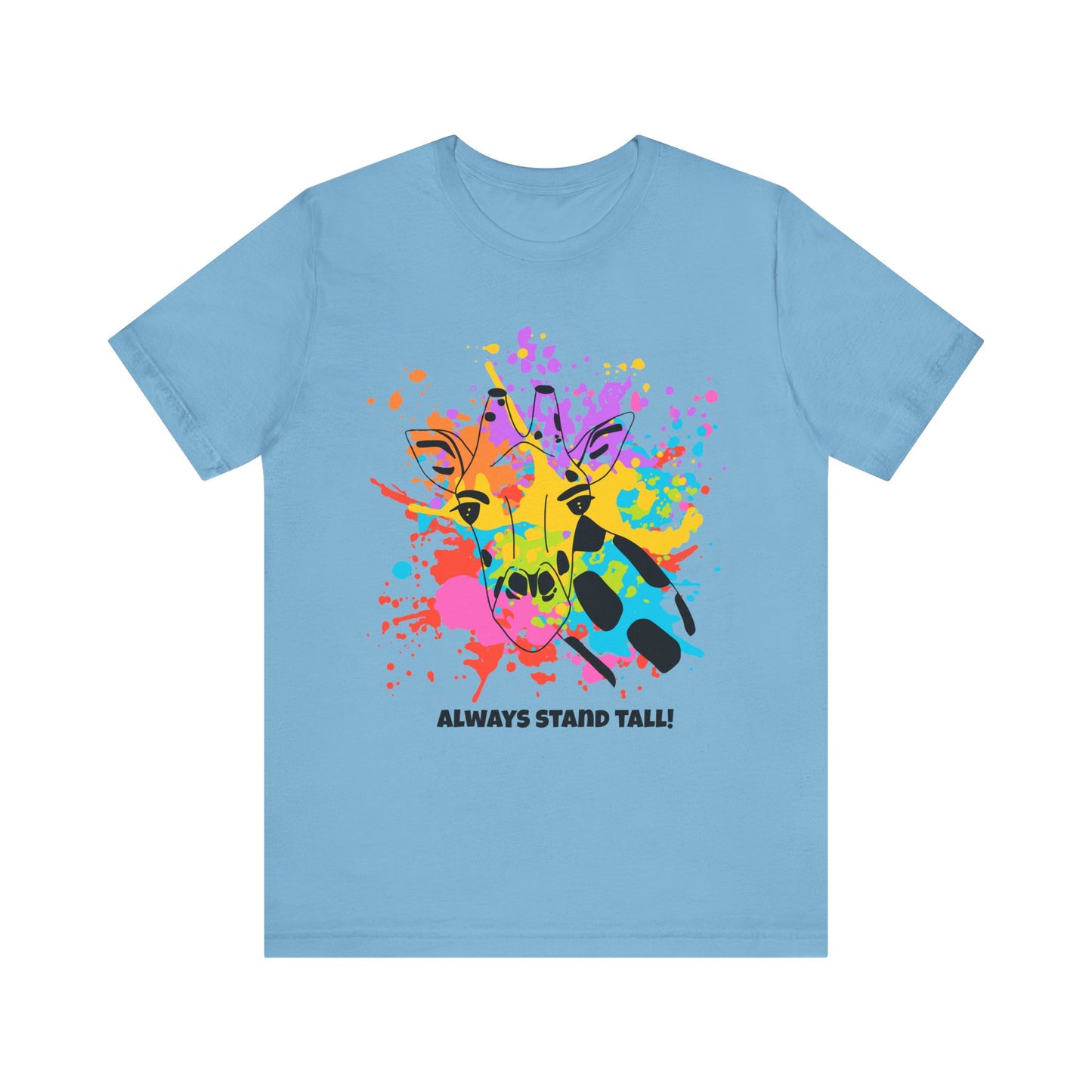 Watersplash Giraffe Tee - Stand Tall