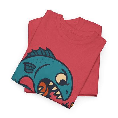 Fishing Cartoon Tee Shirt - Catch of the Day Unisex