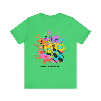 Watersplash Giraffe Tee - Stand Tall