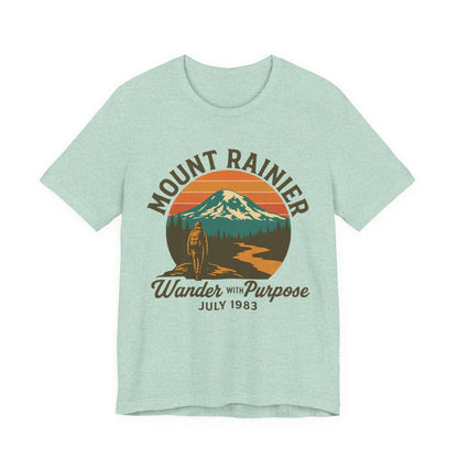 Adventure Tee - Wander with Purpose Retro Hiker