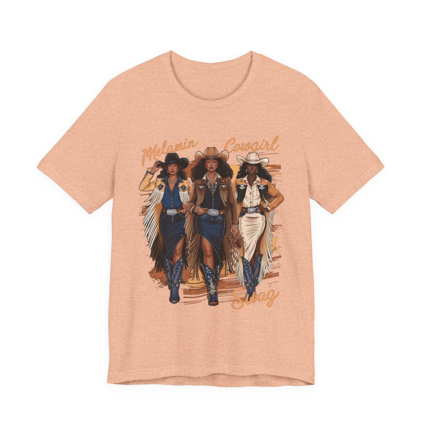 3 Melanated Cowgirls Tee
