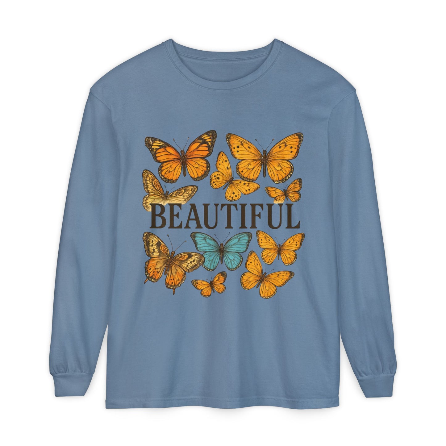 Beautiful Butterfly Long Sleeve T-Shirt, Eco-Friendly Cotton Tee, Casual Wear, Spring Fashion, Gift for Nature Lovers, Comfortable [...]