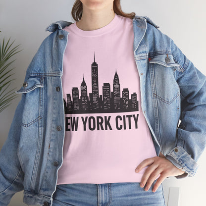 New York City Skyline T-Shirt — NYC Skyline Silhouette Tee