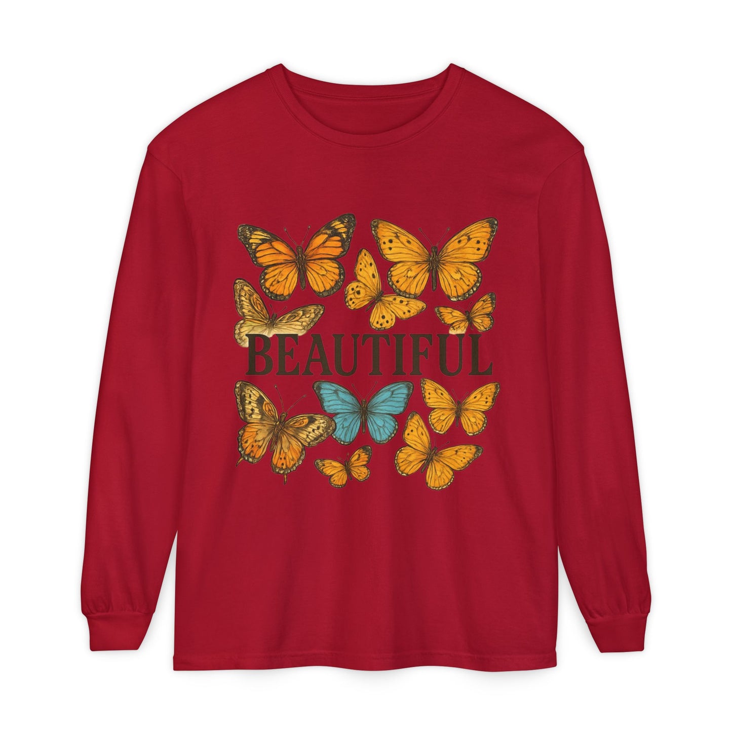 Beautiful Butterfly Long Sleeve T-Shirt, Eco-Friendly Cotton Tee, Casual Wear, Spring Fashion, Gift for Nature Lovers, Comfortable [...]