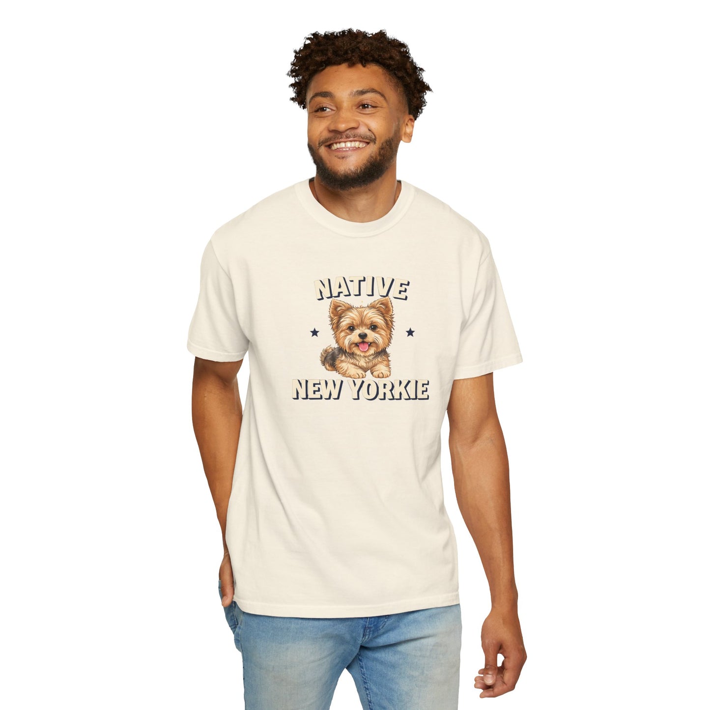 Native New Yorkie T-Shirt — Yorkie Mom/Dad NYC Dog Lover Tee