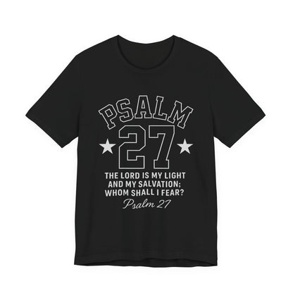 PSALM 27 Black Sporty Tee