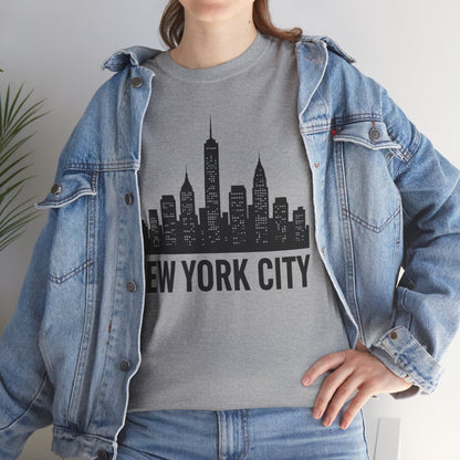 New York City Skyline T-Shirt — NYC Skyline Silhouette Tee