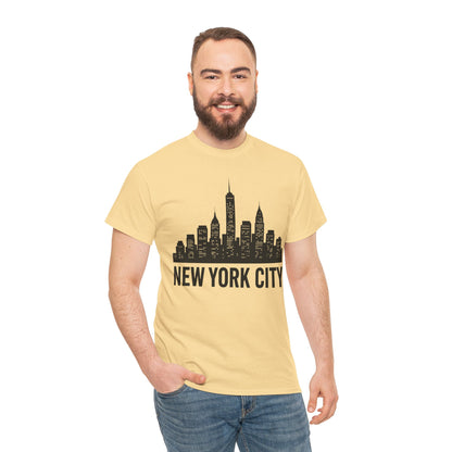 New York City Skyline T-Shirt — NYC Skyline Silhouette Tee