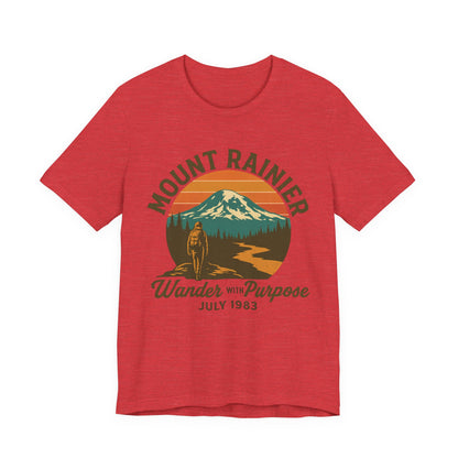 Adventure Tee - Wander with Purpose Retro Hiker
