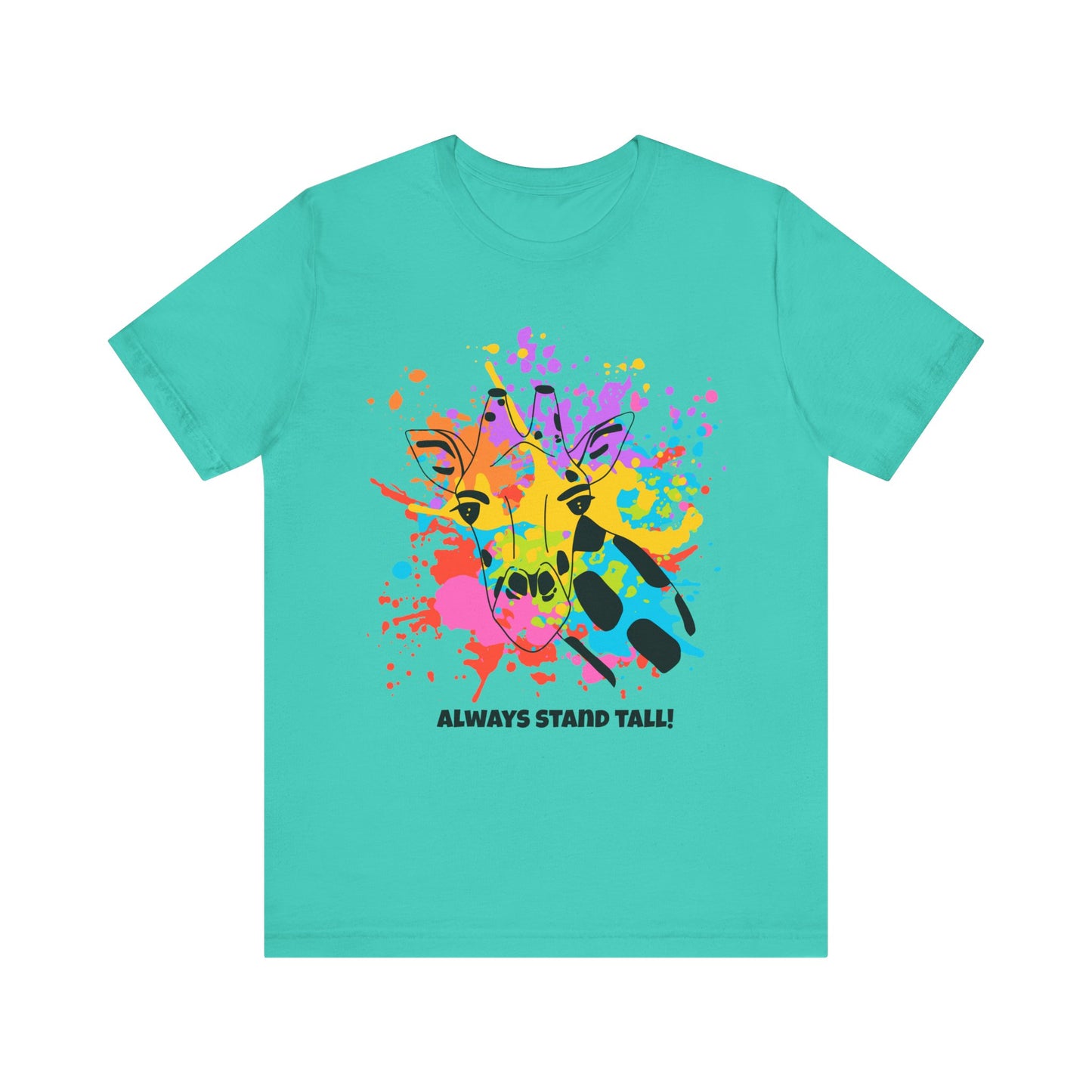 Watersplash Giraffe Tee - Stand Tall