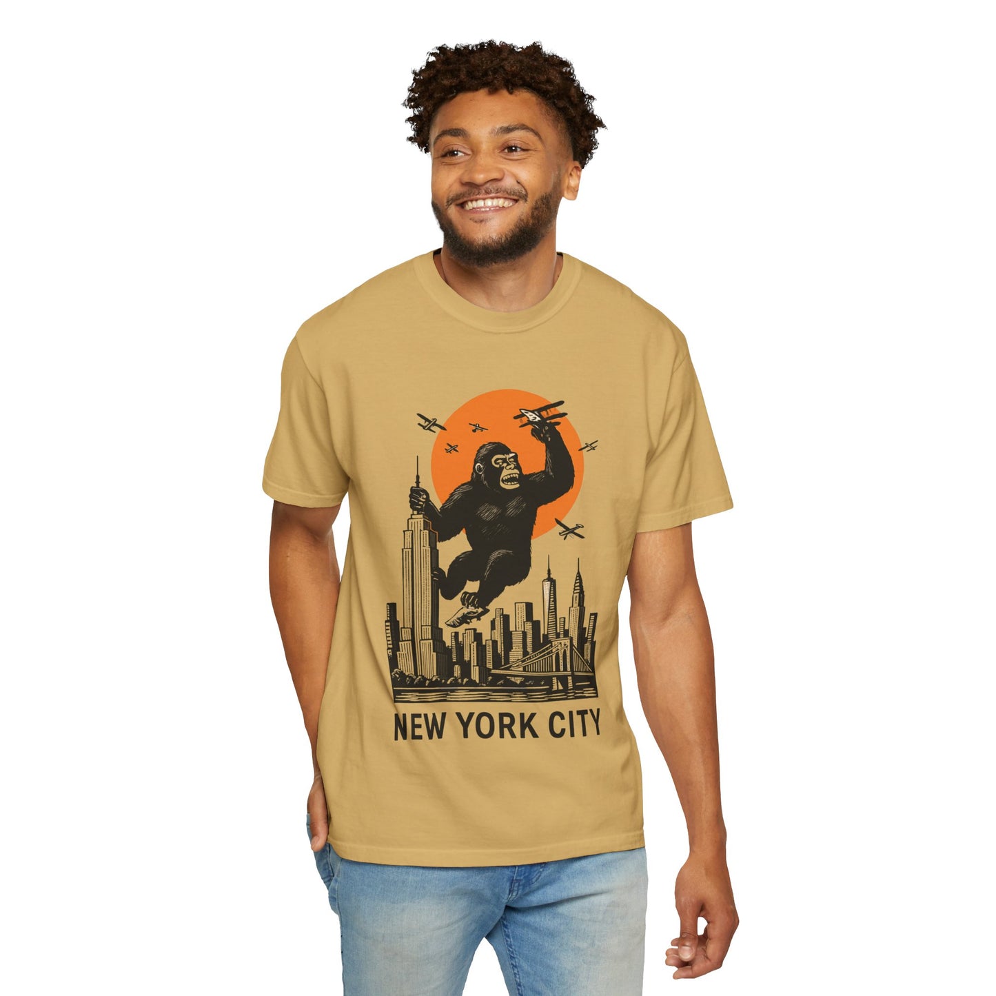 New York King Kong Skyline T-Shirt