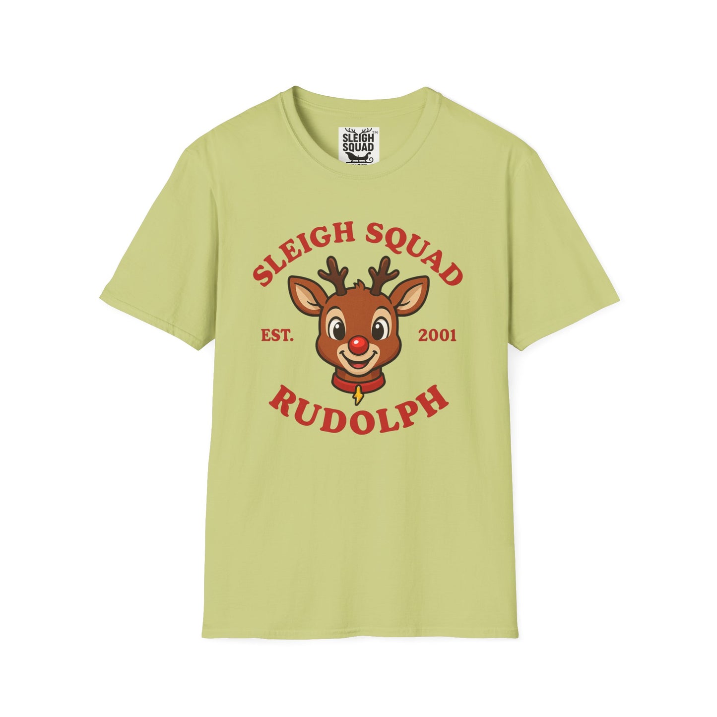 Sleigh Squad Unisex T-Shirt - Christmas Rudolph Tee