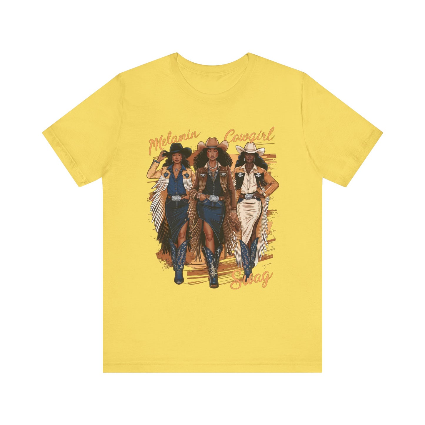 3 Melanated Cowgirls Tee