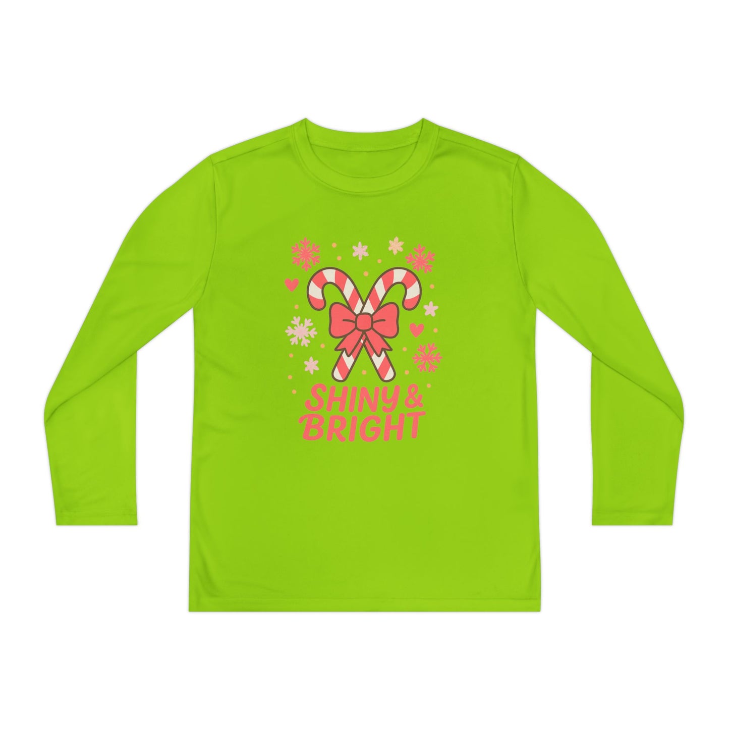 Long Sleeve Tee - Shiny & Bright Snowflake Design
