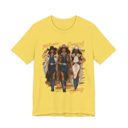 3 Melanated Cowgirls Tee