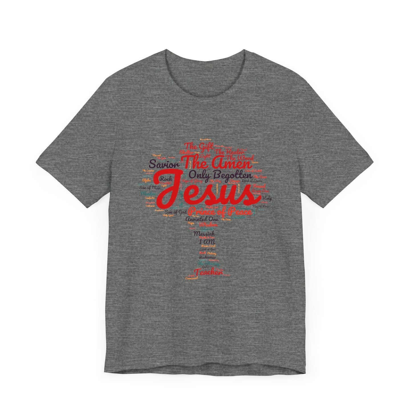 Religious Tee - Names of JESUS Tree Design